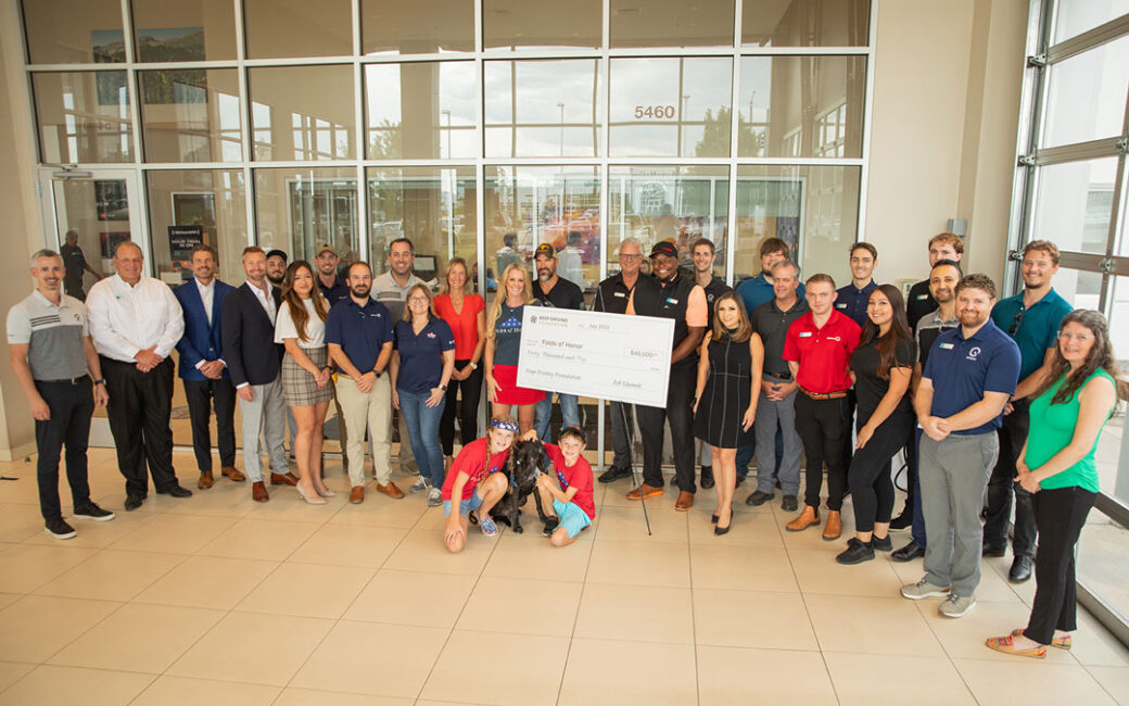 The Keep Driving Foundation donates $40,000 to Folds of Honor